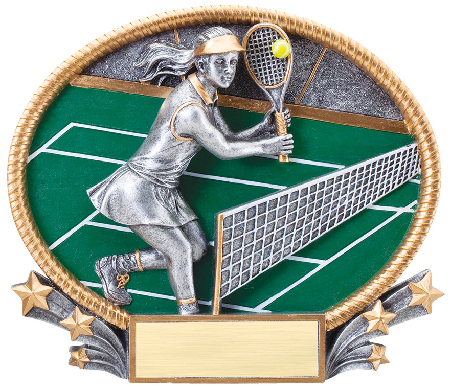 3-D Oval Tennis Female
