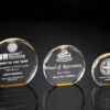 Gold Circle Reflective Mirror Acrylic