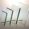 Clear Colored Beveled Edge Glass Plaque