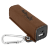 Leatherette 200 mAh Power Bank with USB Cord