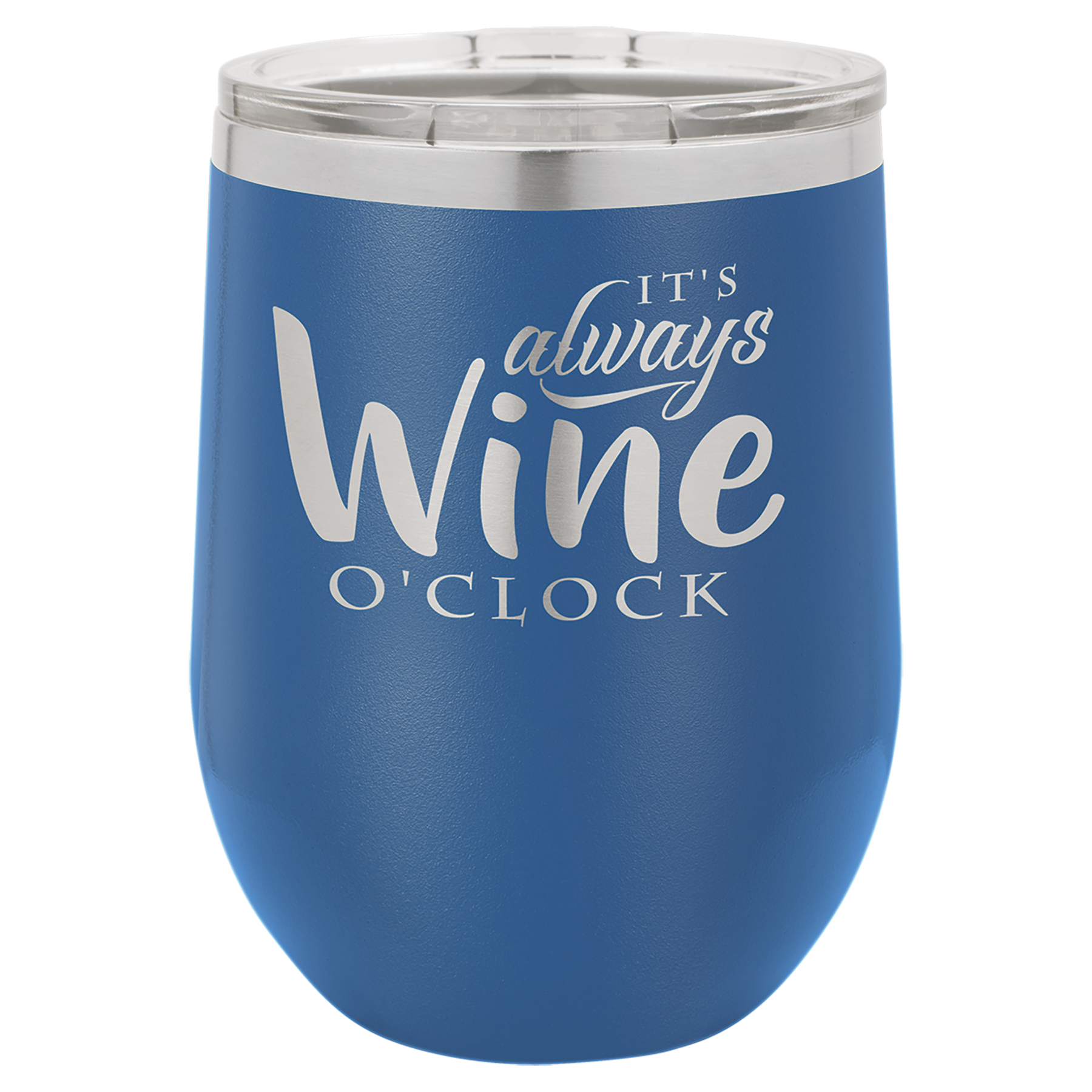 12 oz. Polar Camel Insulated Stemless Wine Tumbler with Clear Lid