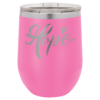 12 oz. Polar Camel Insulated Stemless Wine Tumbler with Clear Lid